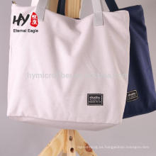 Thick cotton canvas laptop tote bag